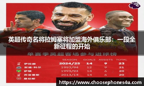 英超传奇名将拉姆塞将加盟海外俱乐部：一段全新征程的开始